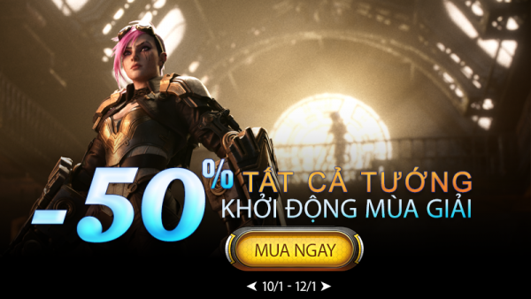 Khởi động Mùa Giải 2020 – Giảm giá toàn bộ tướng bằng RP trong Cửa Hàng từ 10/01 đến hết 12/01