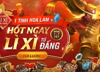Mừng Tết Canh Tý – Hốt Lì Xì với 1 Tinh Hoa Lam cùng Lì Xì Đầu Năm từ 22:00 24/01 đến 31/01