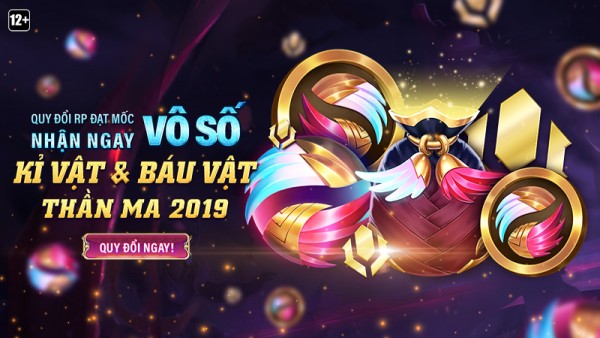 Quy đổi RP – Nhận ngay Báu Vật Thần Ma siêu hấp dẫn từ 09/01 đến hết 15/01