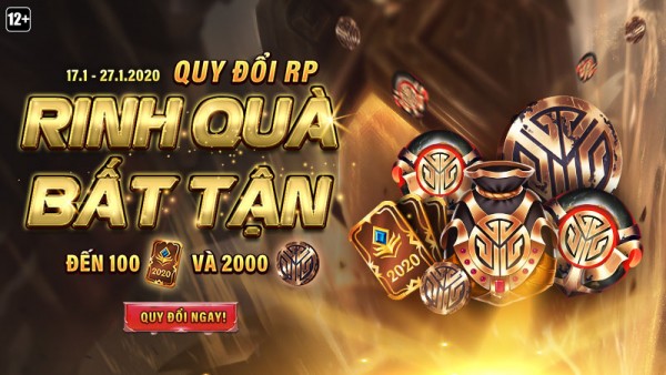 Quy đổi RP – Rinh quà bất tận từ 17/01 đến 27/01