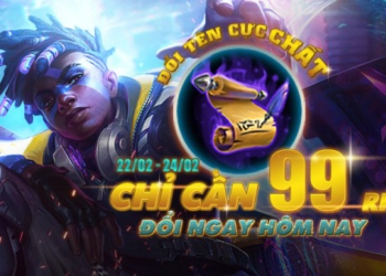 Giảm giá thẻ đổi tên – Đổi tên ngay chỉ với 99 RP từ 22/02 đến hết 24/02