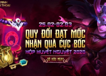 Quy đổi RP – Nhận miễn phí Hộp Huyết Nguyệt 2020 mới toanh từ 06:00 25/02 đến 23:59 02/03
