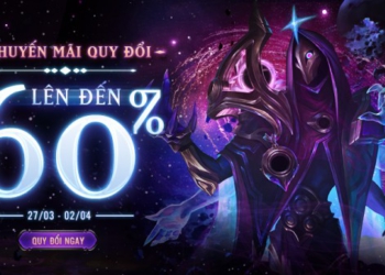 Quy đổi RP “Vô Hạn Thiên Hà” – Nhận hoàn trả lên đến 60% giá trị từ 00:30 27/03 đến 23:59 02/04