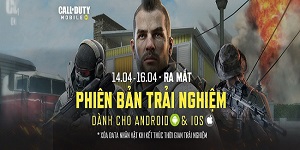 Call of Duty: Mobile VN công bố thời gian ra mắt phiên bản thử nghiệm giới hạn