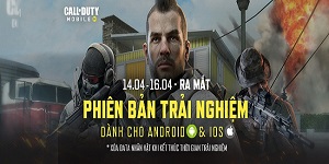 Call of Duty: Mobile VN công bố thời gian ra mắt phiên bản thử nghiệm giới hạn