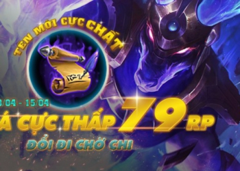 Giảm giá Thẻ Đổi Tên chỉ còn 79 RP – Tên mới cực chất giá cực thấp từ 08/04 đến hết 15/04