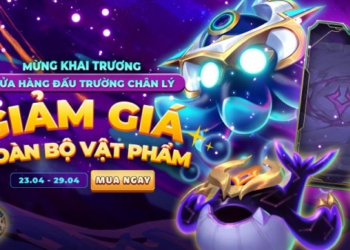 Khai trương Cửa Hàng Đấu Trường Chân Lý – Giảm giá toàn bộ vật phẩm từ 23/04 đến hết 29/04