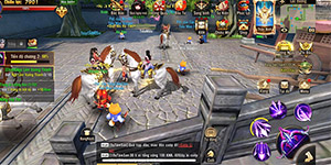 Thỏa sức phối hợp binh khí ra đòn combo sướng tay trong Chiến Thần 3D Funtap