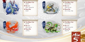 Tình Kiếm 3D vinh danh Tứ Đại Chi Chủ của siêu giải đấu Cực Phẩm Võ Học mùa 5