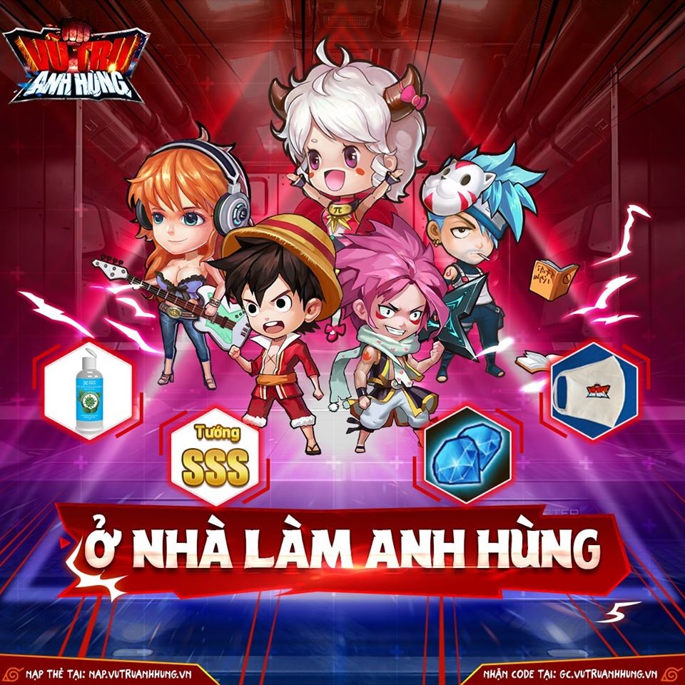 Vũ Trụ Anh Hùng hưởng ứng chống dịch Corona với cuộc thi Ở Nhà Làm Anh Hùng 0