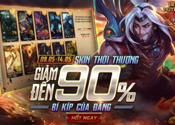 Bí Kíp Yasuo quay trở lại! – Skin thời thượng, giảm giá đến 90% từ 08/05 đến 14/05