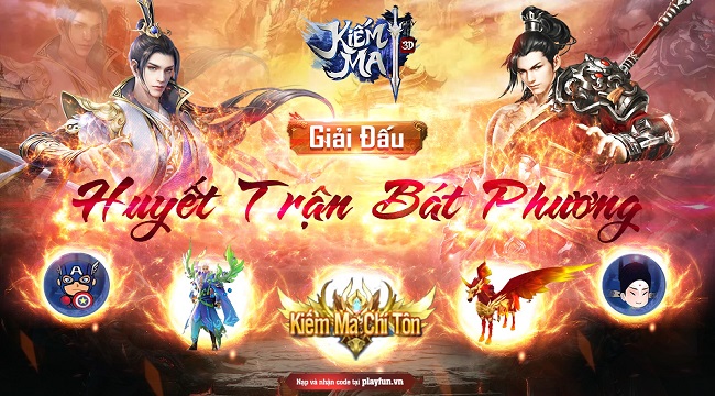 Game thủ Kiếm Ma 3D huyết trận bát phương cùng giải đấu U Vương Chi Chiến