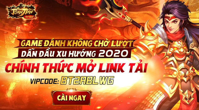 Game đấu tướng không chờ lượt Toàn Dân Tam Quốc mở tải sớm