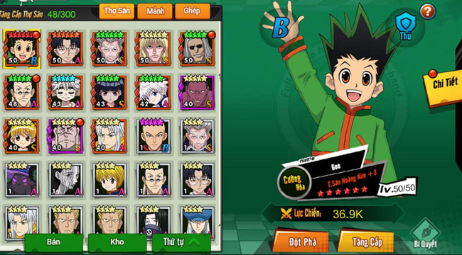 Lữ Đoàn Đánh Lén – Game chuẩn nguyên tác Hunter x Hunter chính thức ra mắt
