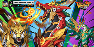 Ngắm dàn Thú Cơ Quan của Thiếu Niên Danh Tướng 3Q mà cứ ngỡ là “Siêu Nhân Gao”