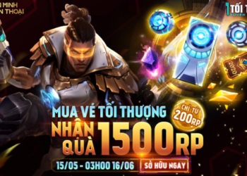 Ra mắt Vé Tối Thượng – Chơi cả tháng và nhận quà giá trị lên tới 1500 RP từ 15/05 đến 16/06