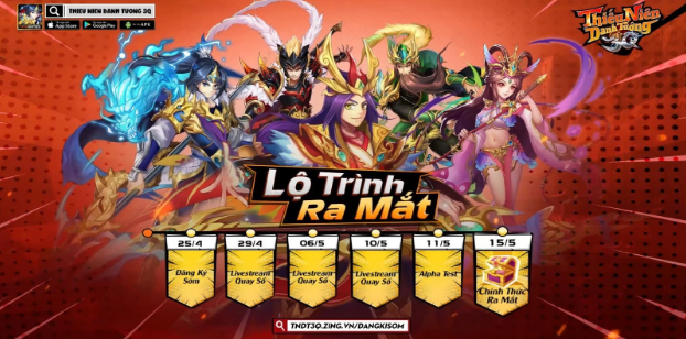 Choáng với bộ quà “xịn” khi tham gia Alpha Test của Thiếu Niên Danh Tướng 3Q﻿