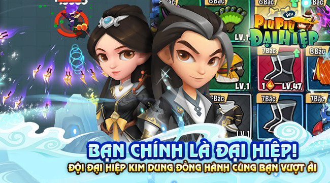 Đại Hiệp Piu Piu Piu mở ra 10 đại môn phái để bạn theo đuổi võ công