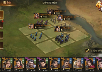 Game Giang Sơn Mỹ Nhân đem tới một thế giới chiến thuật chuẩn mực