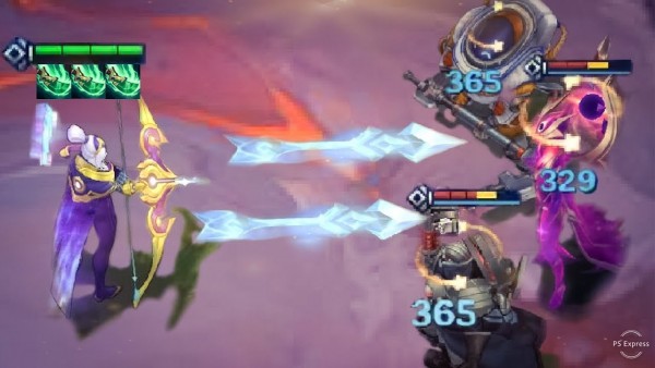 Ashe 3 sao làm choáng đối thủ đến chết