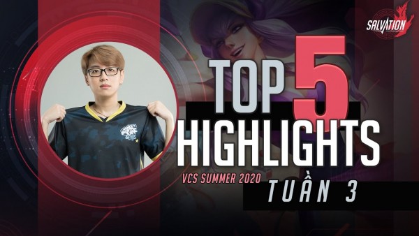 EVS comeback cực mạnh [Top 5 VCS Hè 2020 Tuần 3]