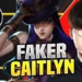 Faker khóa ngay Caitlyn khi phải đánh Xạ Thủ