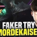 Faker thử nghiệm Mordekaiser Đường Giữa và cái kết
