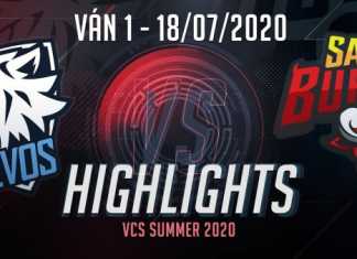 Highlights EVS vs SGB [VCS 2020 Mùa Hè][18.07.2020][Ván 1]