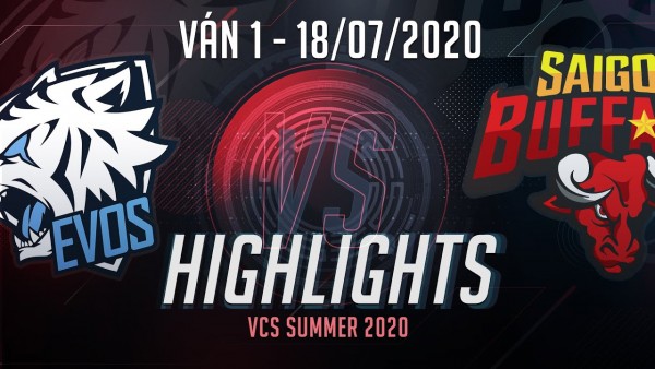 Highlights EVS vs SGB [VCS 2020 Mùa Hè][18.07.2020][Ván 1]