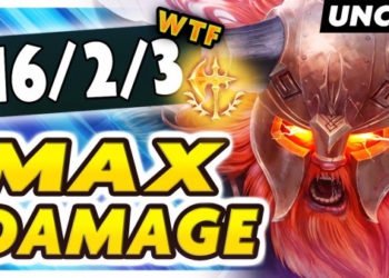 Olaf cầm Phù Phép Chiến Binh bổ quá lực