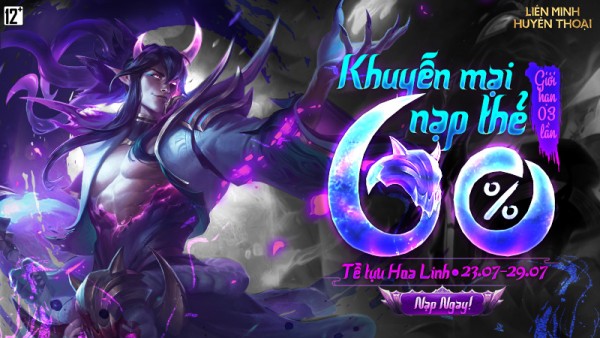 Quy đổi RP – Hoàn trả ngay 60% giá trị từ 00:30 23/07 đến 23:59 29/07