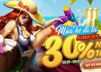 Quy đổi RP – Mùa Hè đã tới, quy đổi nhận ngay 30% giá trị RP từ 00:30 03/07 đến 23:59 09/07