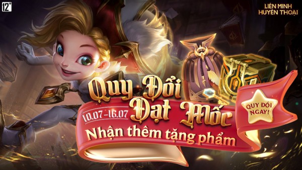 Quy đổi RP – Nhận ngay Túi May Mắn Số 7 cực giá trị từ 10:00 10/07 đến 23:59 16/07