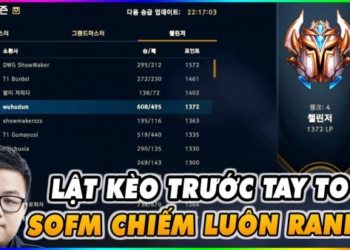 SofM cầm Kayn lật kèo chiếm luôn TOP 4 Thách Đấu