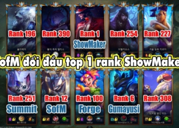 SofM đối đầu với top 1 rank Hàn ShowMaker