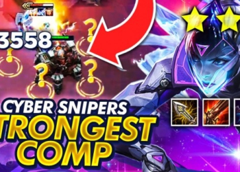 Sức mạnh của đội hình Siêu Công Nghệ + Xạ Thủ với Vayne 3 sao