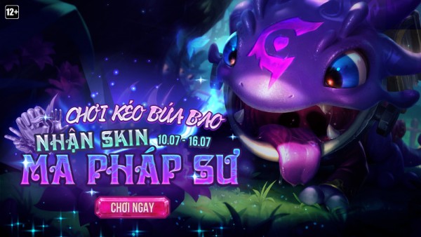 Tham gia “Kéo Búa Bao” – Nhận ngay trang phục Ma Pháp Sư dễ thương từ 10/07 đến 16/07