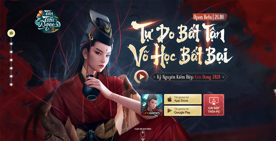 4 ngày nữa thôi sẽ đến Open Beta Tân Tiếu Ngạo VNG