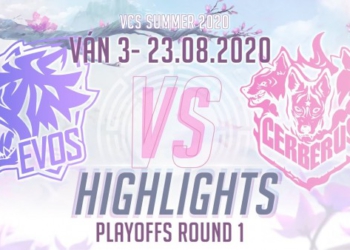 Highlights CES vs EVS [Ván 3][VCS 2020 Mùa Hè][Playoffs Round 1][23.08.2020]
