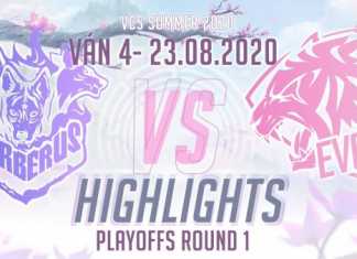 Highlights CES vs EVS [Ván 4][VCS 2020 Mùa Hè][Playoffs Round 1][23.08.2020]