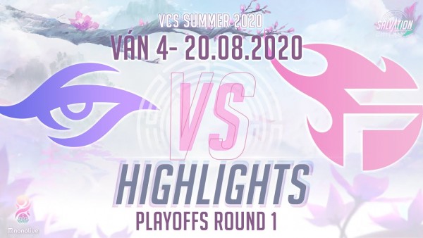 Highlights FL vs TS [Ván 4][VCS 2020 Mùa Hè][Playoffs Round 1][20.08.2020]