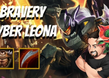 Leona 3 sao với phong cách cầm đồ siêu cục súc