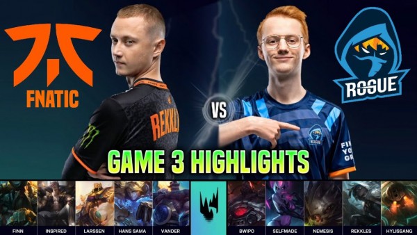 RGE vs FNC Game 3 Highlights LEC PLAYOFFS HÈ 2020