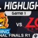 SN vs LGD Highlights Ván 1: Màn combo Lee Sin với tốc độ bàn thờ của SofM