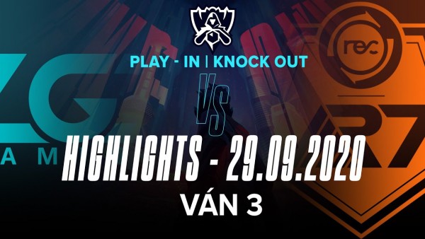 Highlights R7 vs LGD [Ván 3][CKTG 2020][Vòng Khởi Động- Loại Trực Tiếp][29.09.2020]