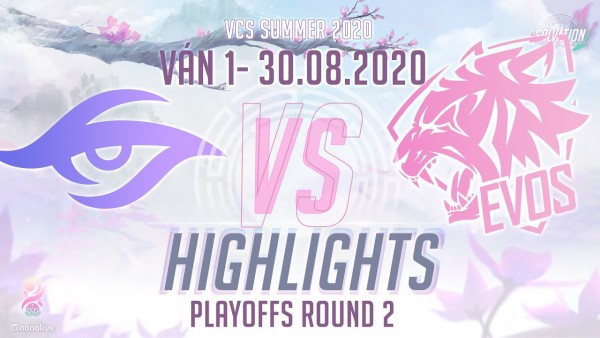 Highlights TS vs EVS [Ván 1][VCS 2020 Mùa Hè][Playoffs Round 2][30.08.2020]