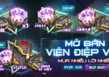 Mở bán báu vật Điệp Vụ: Viên & Túi Điệp Vụ cùng Kỉ vật Điệp Vụ từ 04/09 đến 21/10