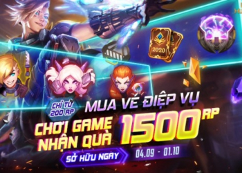 Ra mắt Vé Điệp Vụ Siêu Linh – Chơi game nhận quà 1500 RP chỉ từ 200 RP từ 04/09 đến 01/10