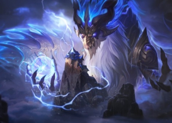 Chi tiết hình ảnh nhóm trang phục Chiến Binh Rồng: Ashe, Brand và Aurelion Sol