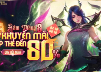 Quy đổi RP – Phá cỗ Trung Thu, Nhận tới 80% giá trị quy đổi từ 10:05 02/10 đến 23:59 07/10